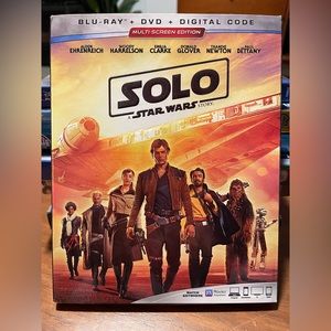 Solo A Star Wars Story- Blu-ray/DVD/digital code